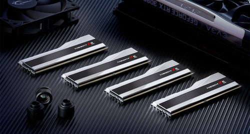 G.Skills Trident Z5 RGB 32GB (2x16GB) DDR5 PC5-48000 6000MHz CL40-40-40-96 1.35V Intel XMP 3.0 gaming ram memory - silver