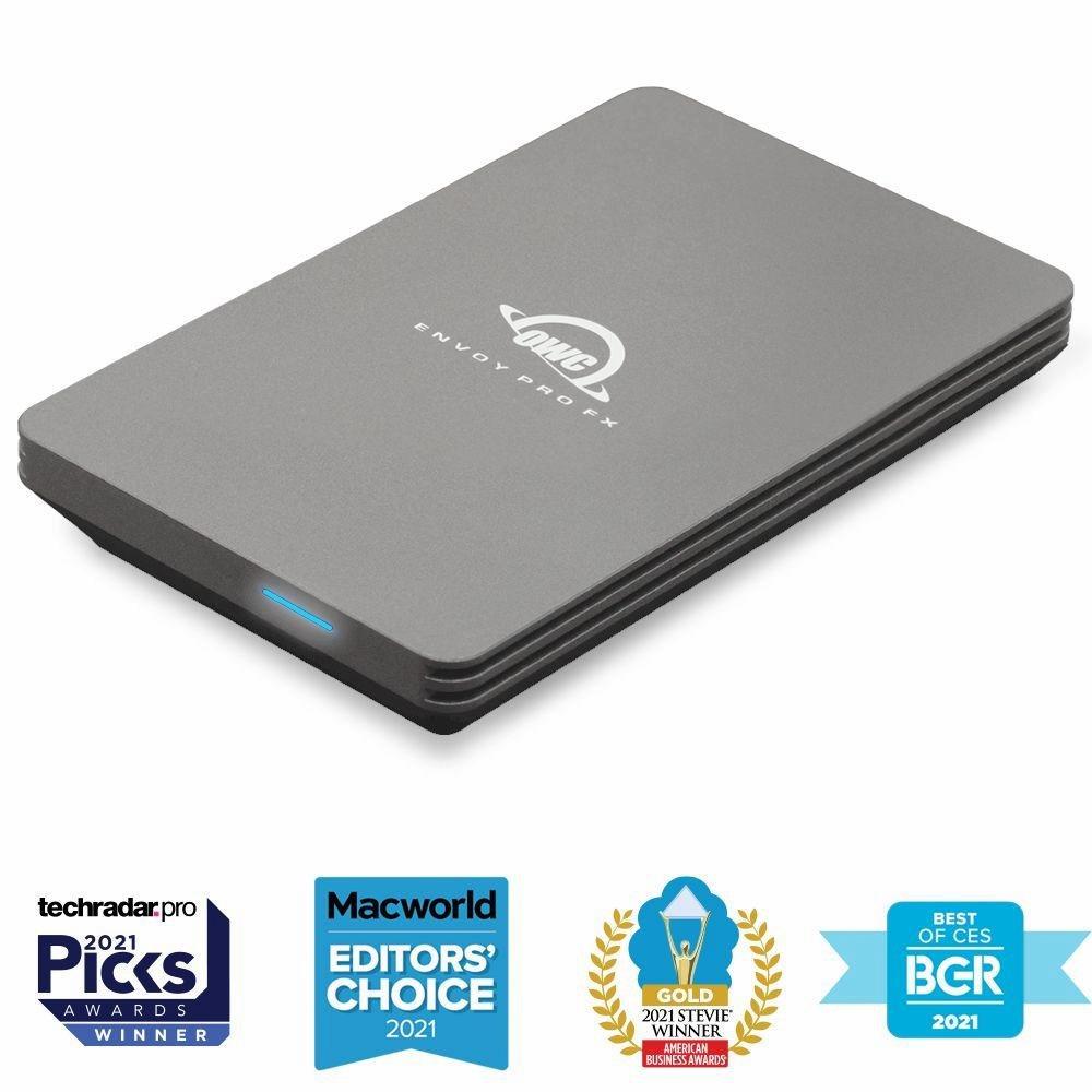 OWC Envoy Pro FX Portable NVMe SSD – Thunderbolt and USB-C Compatible – 480GB, 1TB, 2TB, 4TB