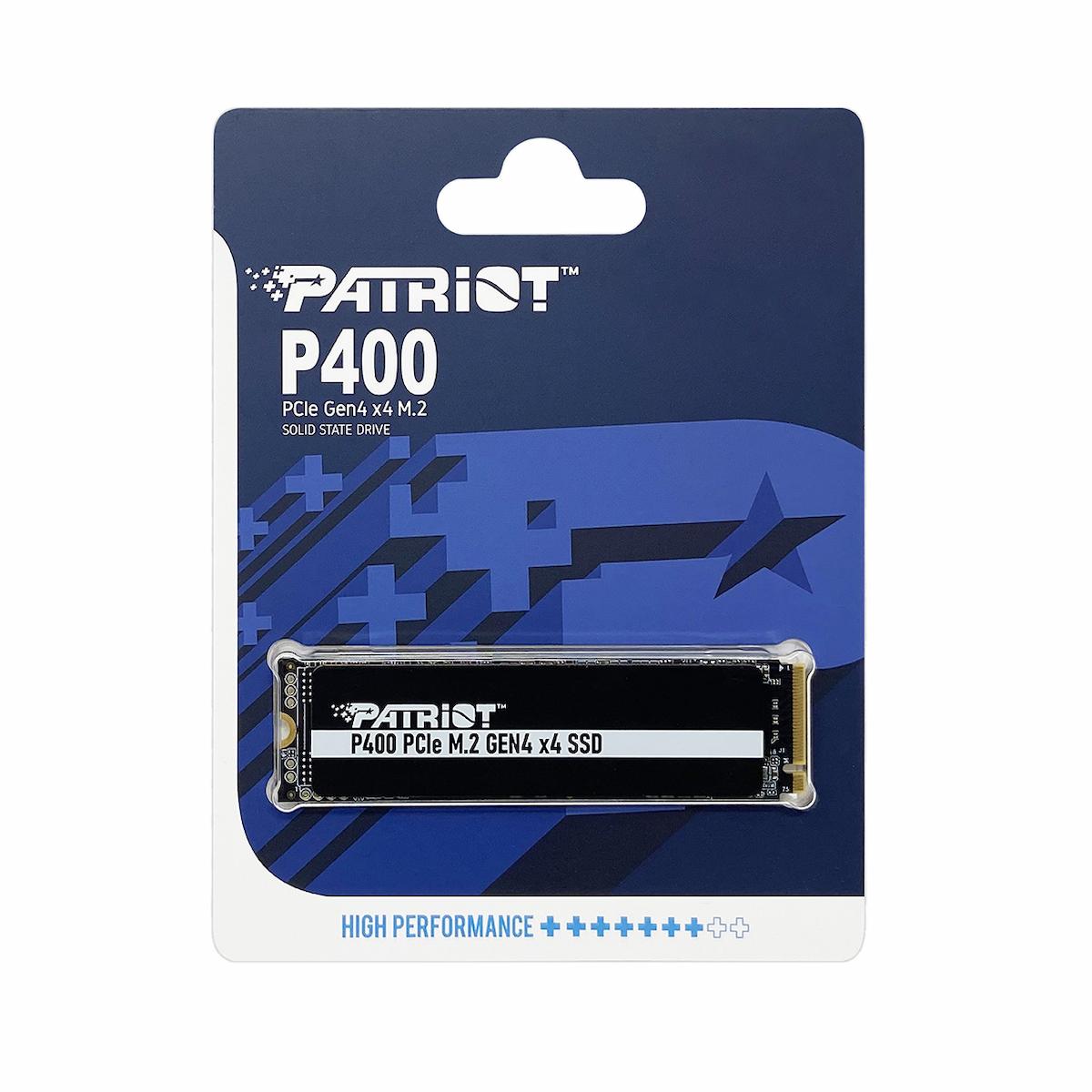 Patriot P400 PCIe Gen4x4 M.2 NVMe SSD – Ultra Fast Storage