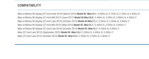 2012–2019 iMac 27-inch HDD to SSD Upgrade Kit – Transcend 230S SSD
