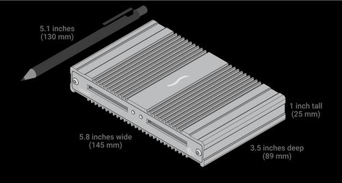 Sonnet SF3 CFast 2.0 Pro Card Reader – Dual-Slot Thunderbolt 3