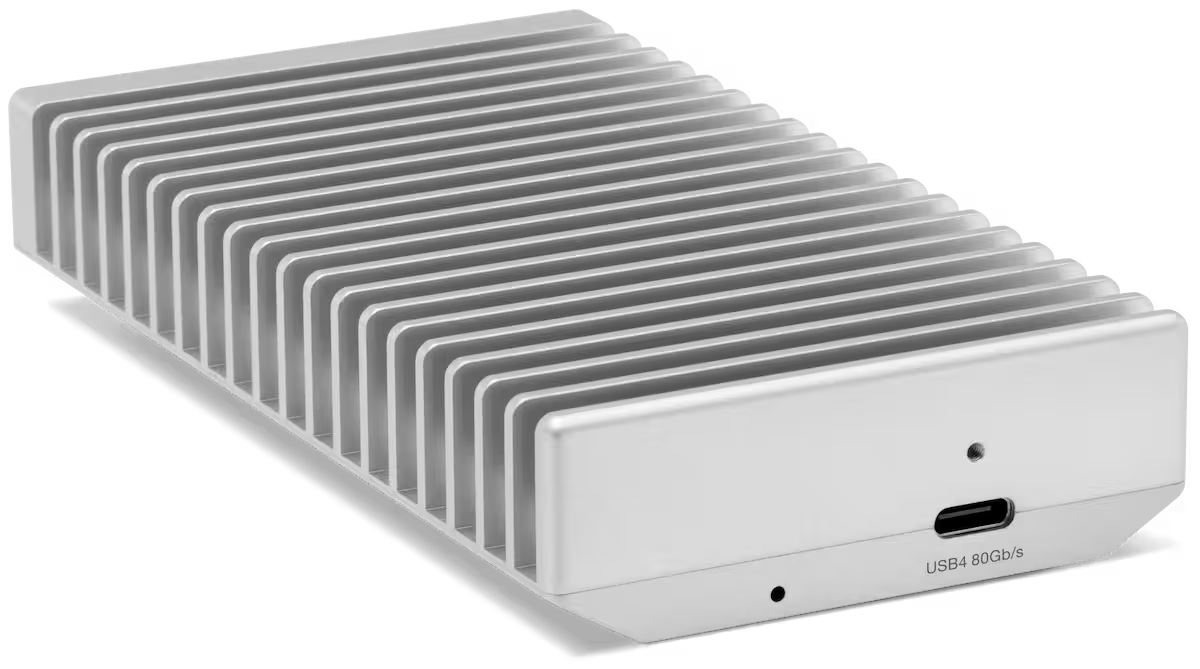 OWC Express 1M2 80G USB4/Thunderbolt 5 NVMe SSD Enclosure or Portable SSD – Up to 6000MB/s