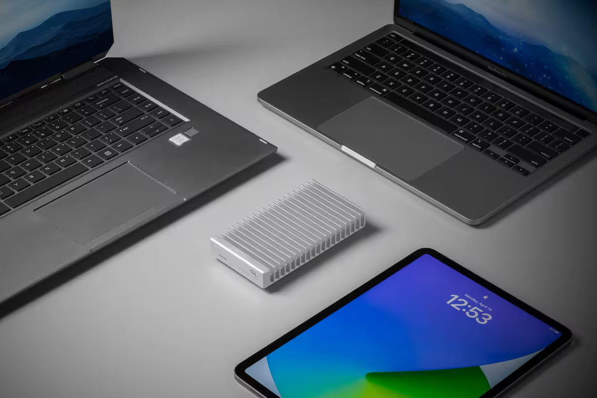 OWC Express 1M2 80G USB4/Thunderbolt 5 NVMe SSD Enclosure or Portable SSD – Up to 6000MB/s