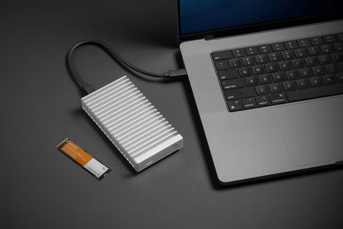 OWC Express 1M2 80G USB4/Thunderbolt 5 NVMe SSD Enclosure or Portable SSD – Up to 6000MB/s