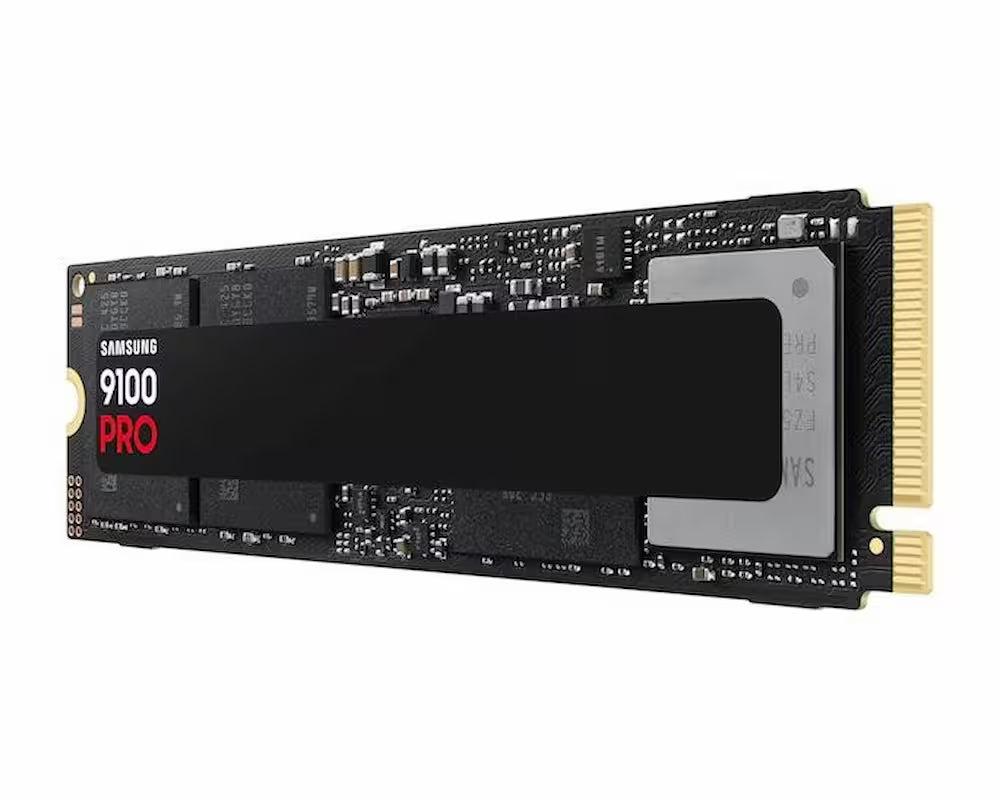 Samsung 9100 PRO PCIe 5.0 NVMe SSD – Up to 14,800MB/s, Gen5, 1–8TB
