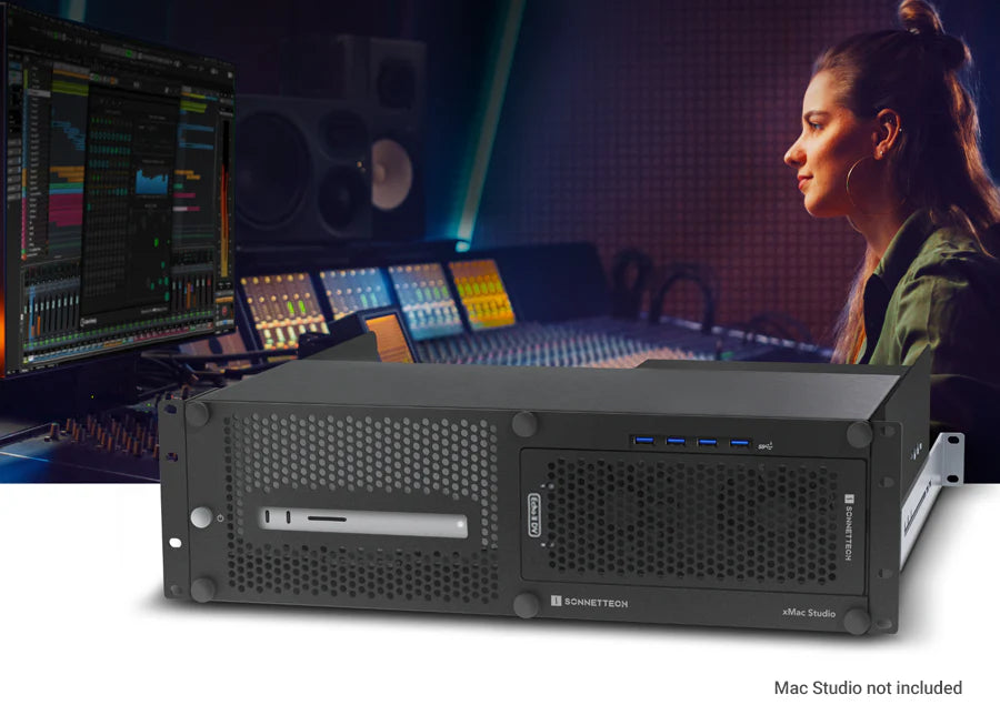 xMac Studio with Echo II DV 2-slot Echo II DV PCIe Card Expansion Module
