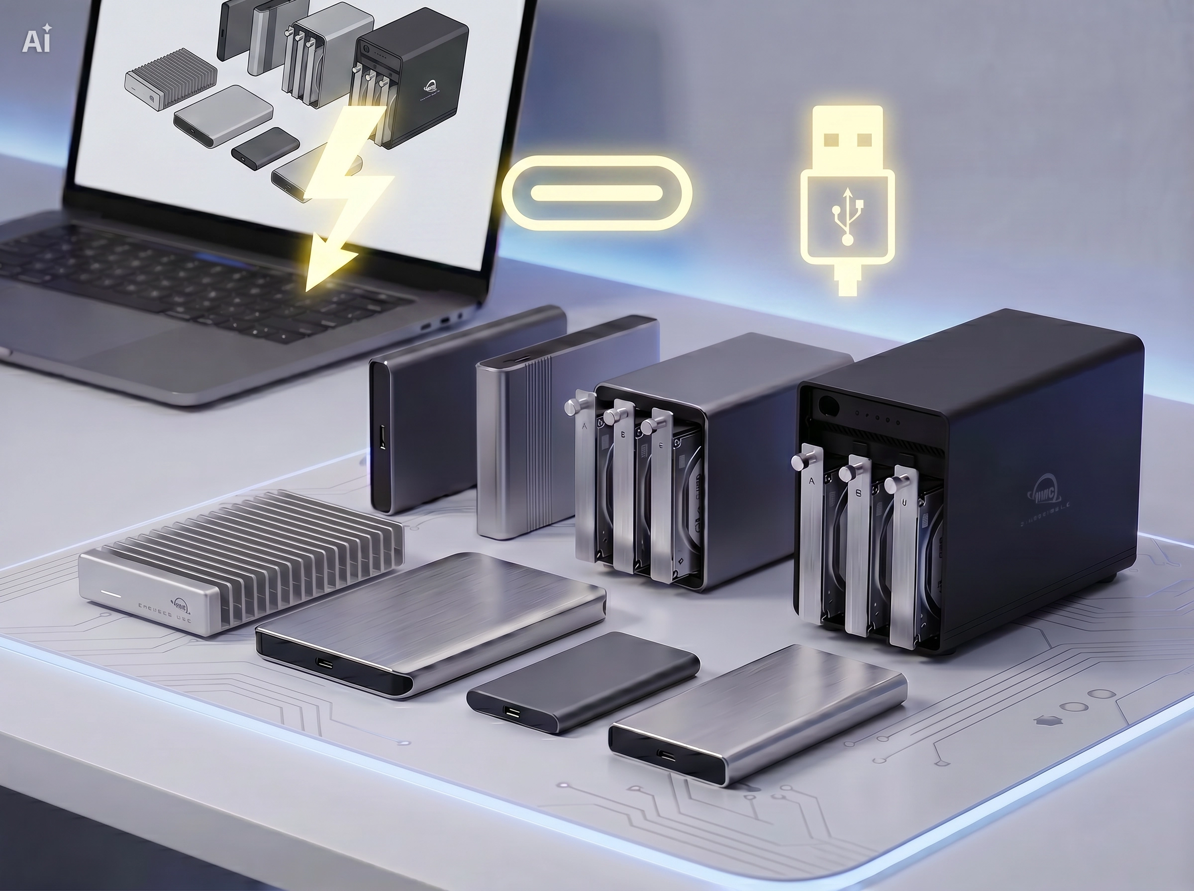 Enclosures by Connection | Thunderbolt and USB-C Enclosures – Flexx ...