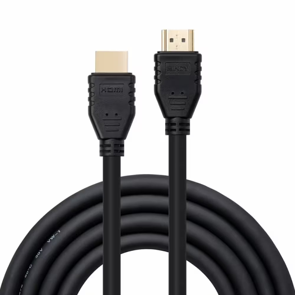 Lindy Flexible HDMI Cable 4K60Hz Ultra HD – 18Gbps, Gold-Plated, 0.5m to 5m