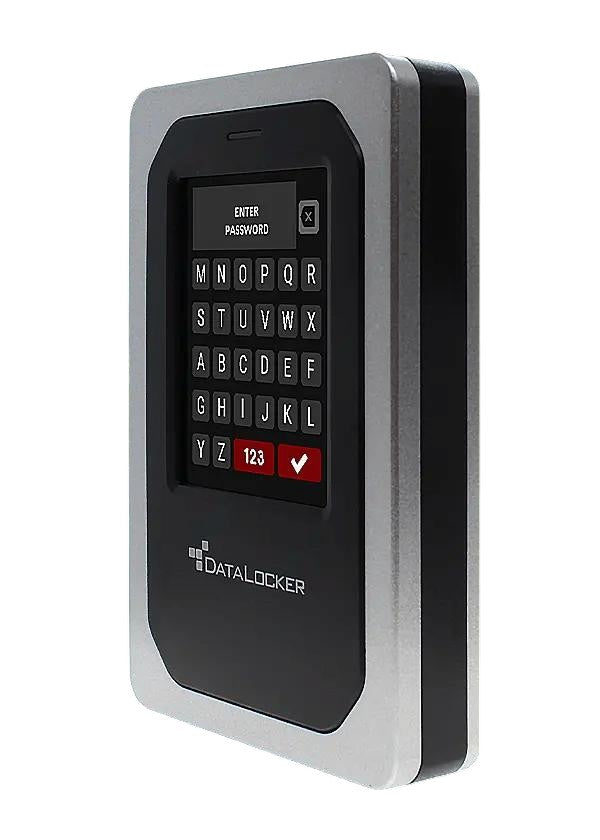 DataLocker DL4 FE Encrypted External SSD – FIPS 140-2 Level 3 Certified, AES 256-Bit Hardware Encryption, Touchscreen, Remote Management, Multi-Capacity