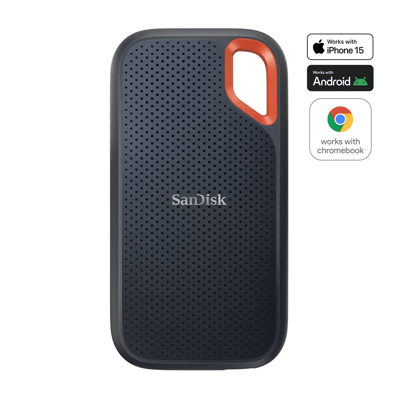 SanDisk Extreme Portable SSD Black - front view