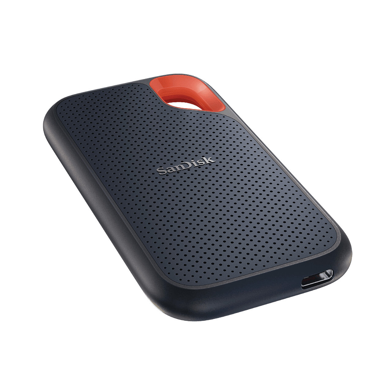 SanDisk Extreme Portable SSD Black - flat lay product shot