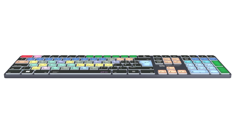 Logickeyboard TITAN Sibelius Windows keyboard - flat lay view
