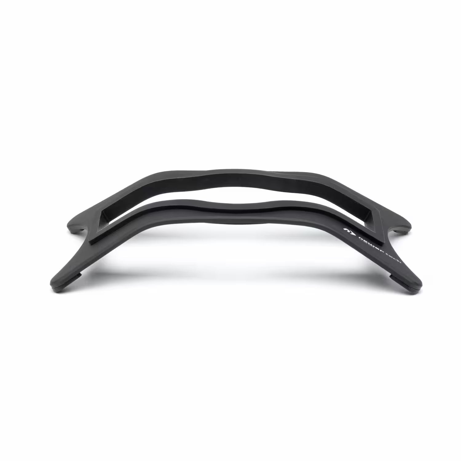 Mac mini Black metal bracket on a white background
