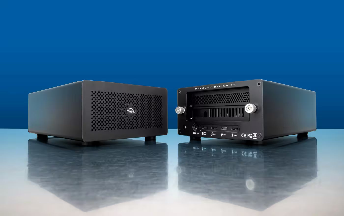 OWC Mercury Helios 5S Thunderbolt 5 PCIe Expansion Chassis