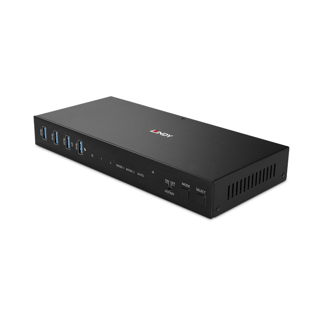 Dual Monitor HDMI KVM Switch – 2 PC Control with USB 3.0, Audio & 4K@60Hz HDR Support