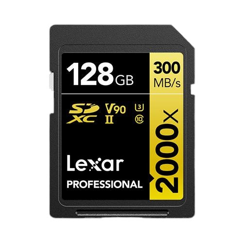 Lexar Professional 2000x SDHC/SDXC UHS-II Memory Card – High-Speed Storage for 4K & 8K Video