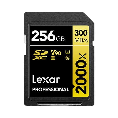 Lexar Professional 2000x SDHC/SDXC UHS-II Memory Card – High-Speed Storage for 4K & 8K Video