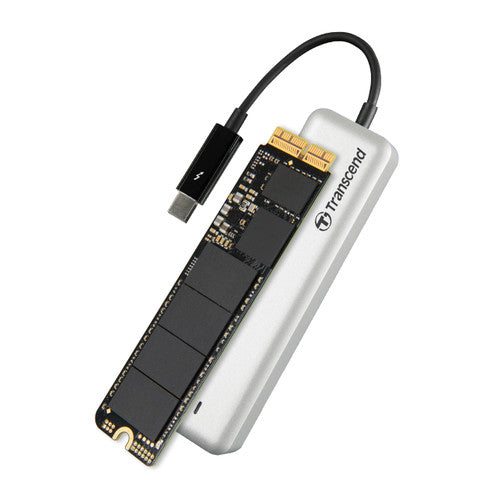 Transcend JetDrive 825 SSD kit with enclosure - works with any macOS for select Apple Mac from 2013 to current