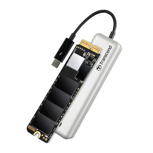 2013–2019 Mac SSD Upgrade Kit – Transcend JetDrive 855 SSD with TB2 Enclosure