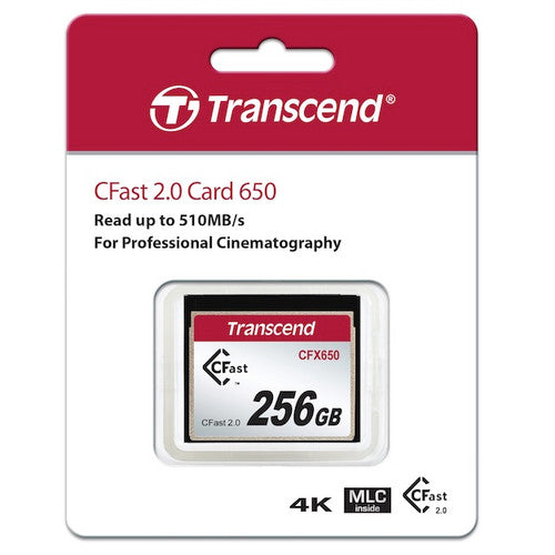 Transcend CFX650 CFast 2.0 memory card