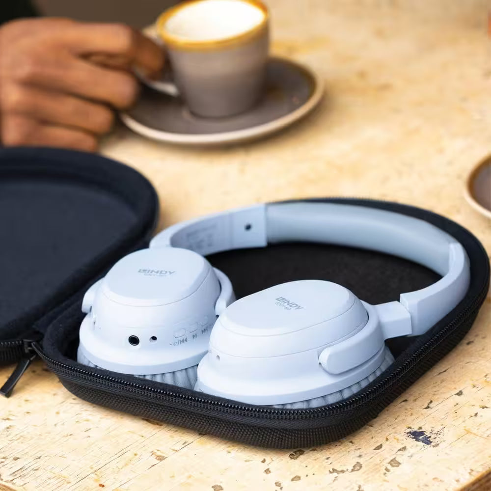 Lindy BNX-60 Wireless Active Noise Cancelling Headphones – aptX (Cool Grey / Matt Black)