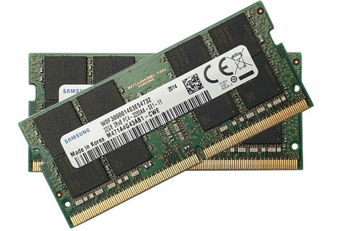 Samsung 64GB (32GB x 2) DDR4 PC4-25600 3200MHZ 260 Pin SODIMM 1.2V CL 22 laptop ram memory module