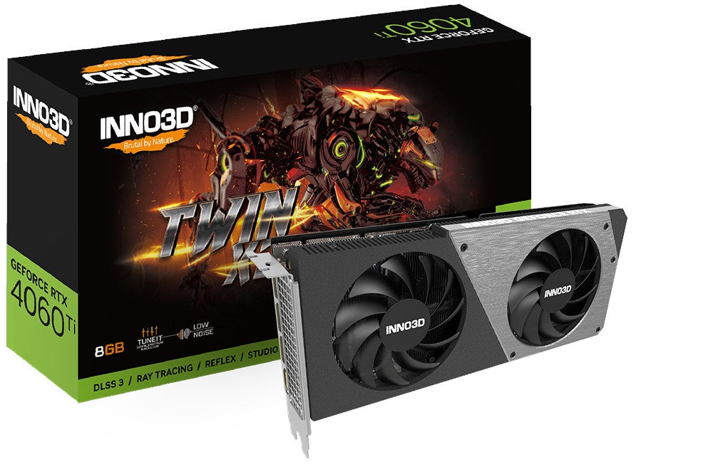 INNO3D GeForce RTX 4060 Ti 8GB Twin X2 Graphics Card – High-Performance Gaming GPU