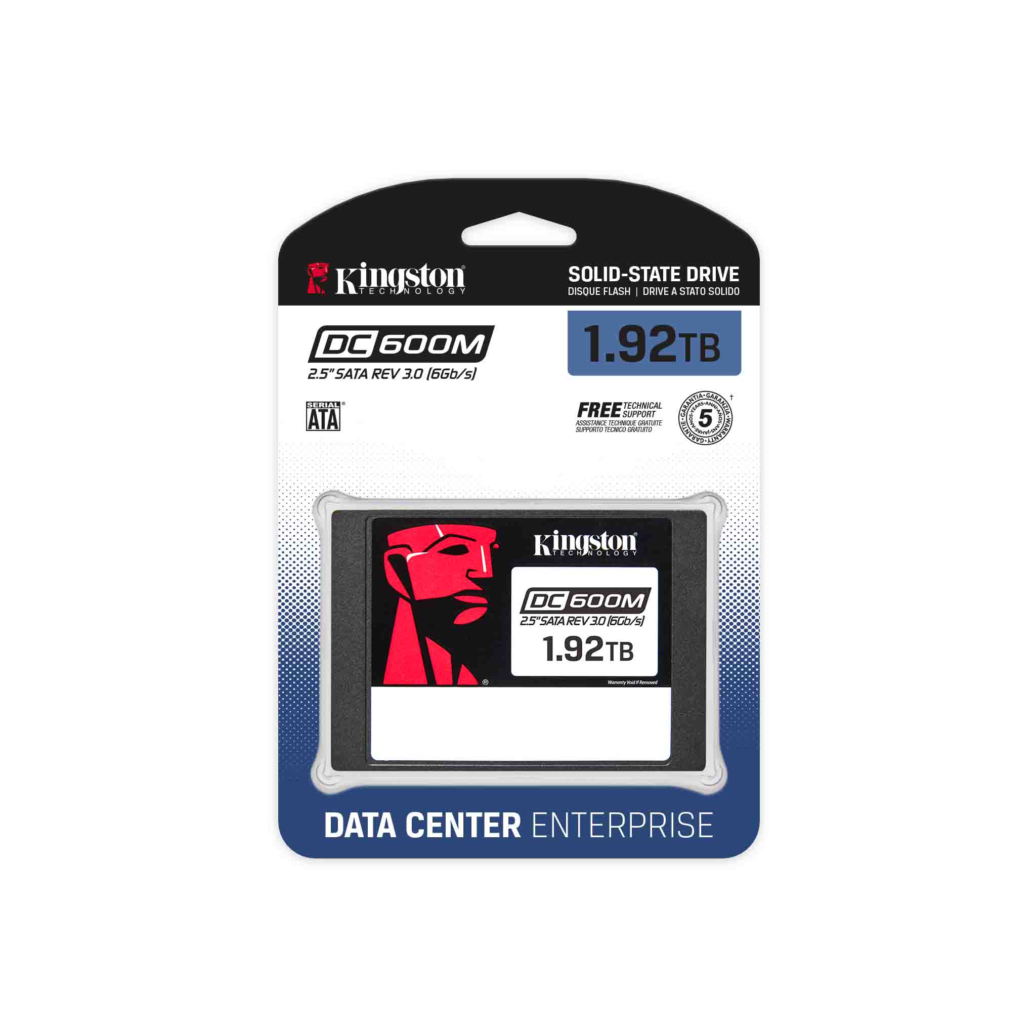 Kingston DC600M Enterprise 2.5″ SATA SSD – Data Center Solid State Drive