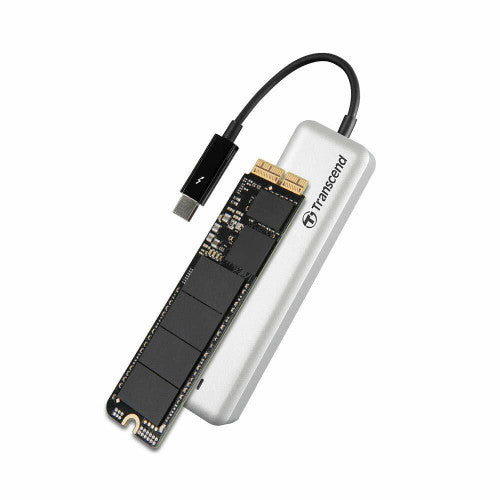 2013–2019 Mac SSD Upgrade Kit – Transcend JetDrive 855 SSD with TB2 Enclosure