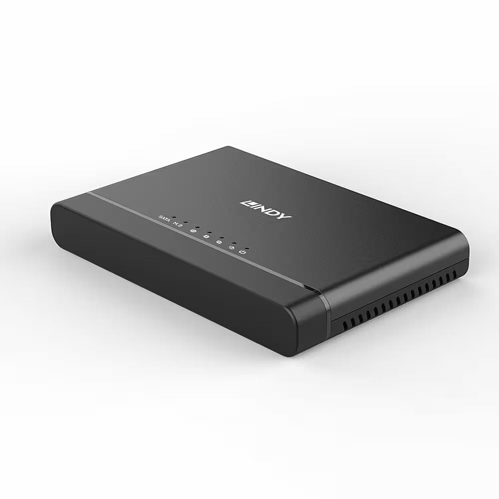 Lindy USB-C SSD Clone Station – M.2 NVMe & SATA Drive Support (USB 3.2)