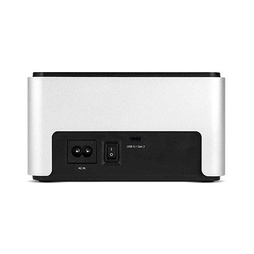 OWC USB-C Drive Dock - Dual Drive Bay Solution with USB 3.1 Gen 2. For 2.5 Inch and 3.5-inch SATA Drives