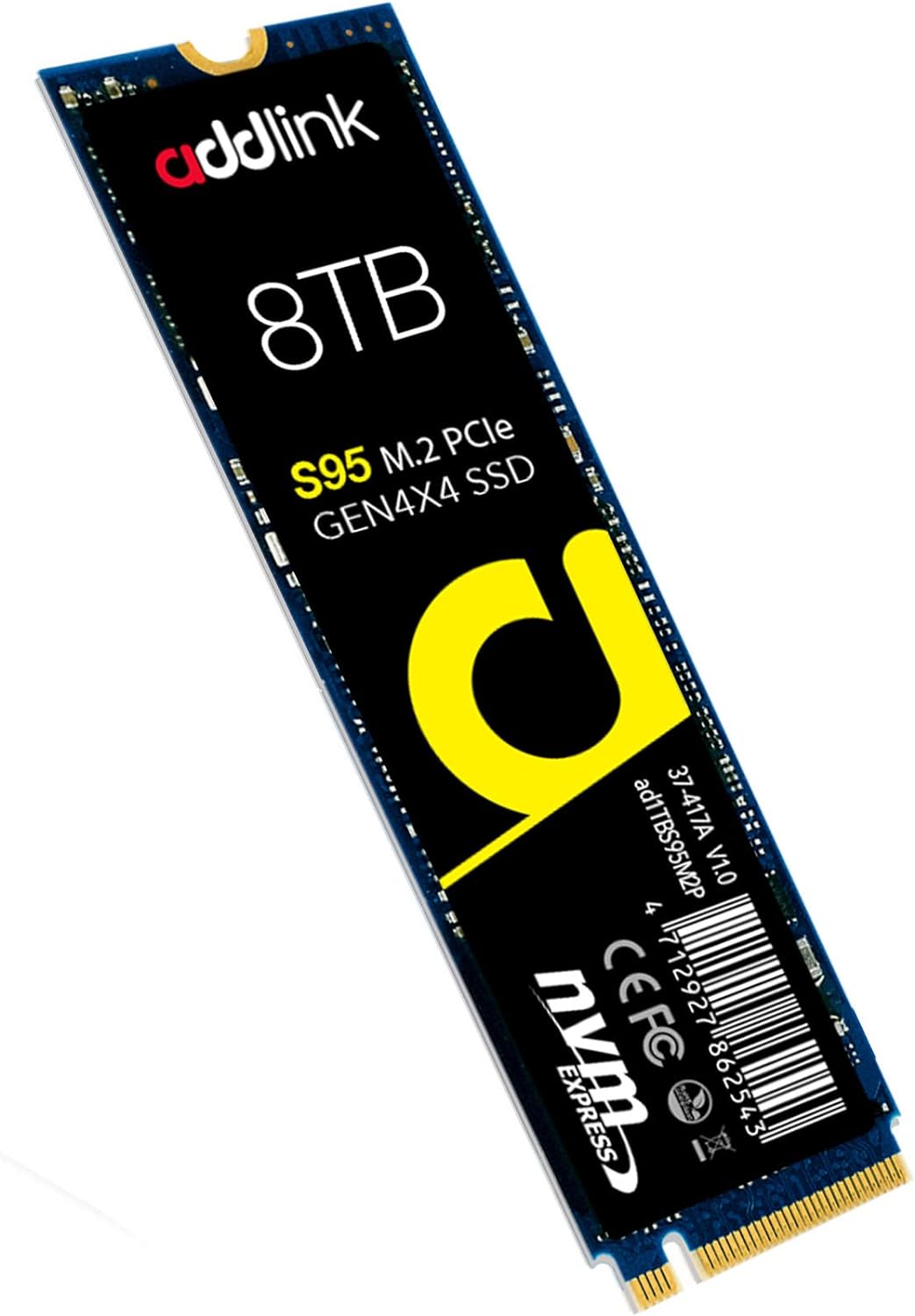 AddLink S95 series PCIe Gen4x4 NVME 1.4 SSD