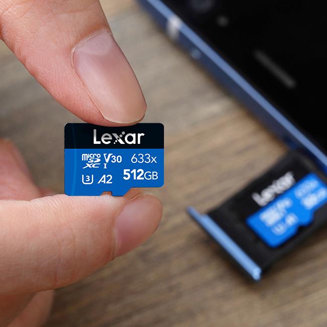 Lexar High-Performance 633x SDXC UHS-I Card w/ adapter – Reliable Storage for Full-HD and 4K Video