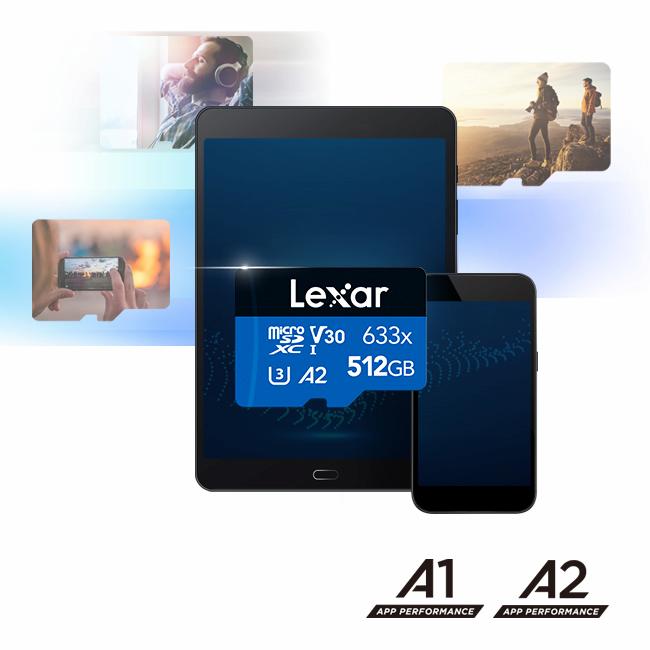 Lexar High-Performance 633x SDXC UHS-I Card w/ adapter – Reliable Storage for Full-HD and 4K Video