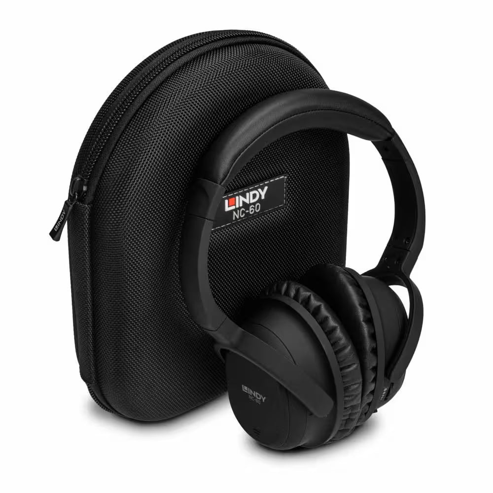 Lindy NC-60 Wired Active Noise-Cancelling Headphones