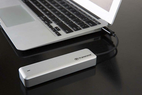2013–2019 Mac SSD Upgrade Kit – Transcend JetDrive 855 SSD with TB2 Enclosure