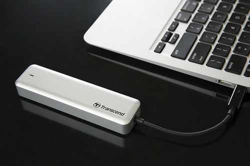 2013–2019 Mac SSD Upgrade Kit – Transcend JetDrive 855 SSD with TB2 Enclosure