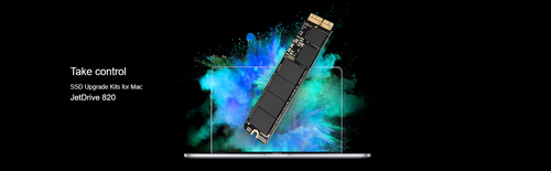 Transcend JetDrive 820 SSD kit - works with any macOS for select Apple Mac from 2013 to current