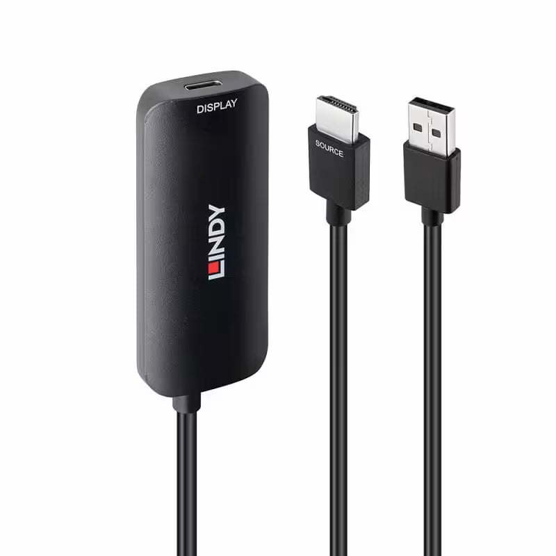 Lindy HDMI to USB-C Display Converter with USB Power Input