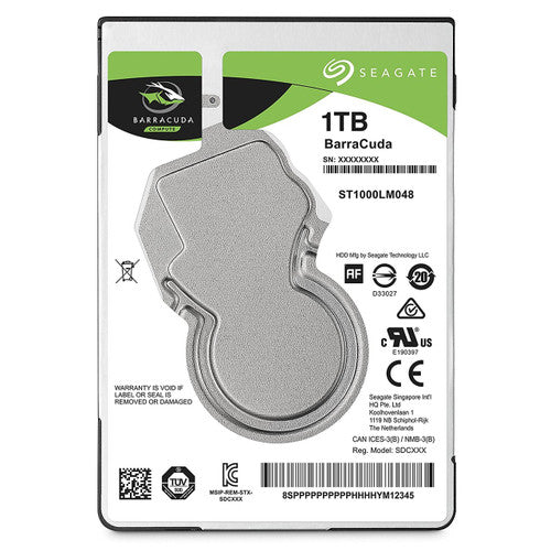 Seagate 1TB SATA, Mobile, 2.5 inch 5400 internal hard drive for laptops, PS4 PC/MAC Ready,ST1000LM048