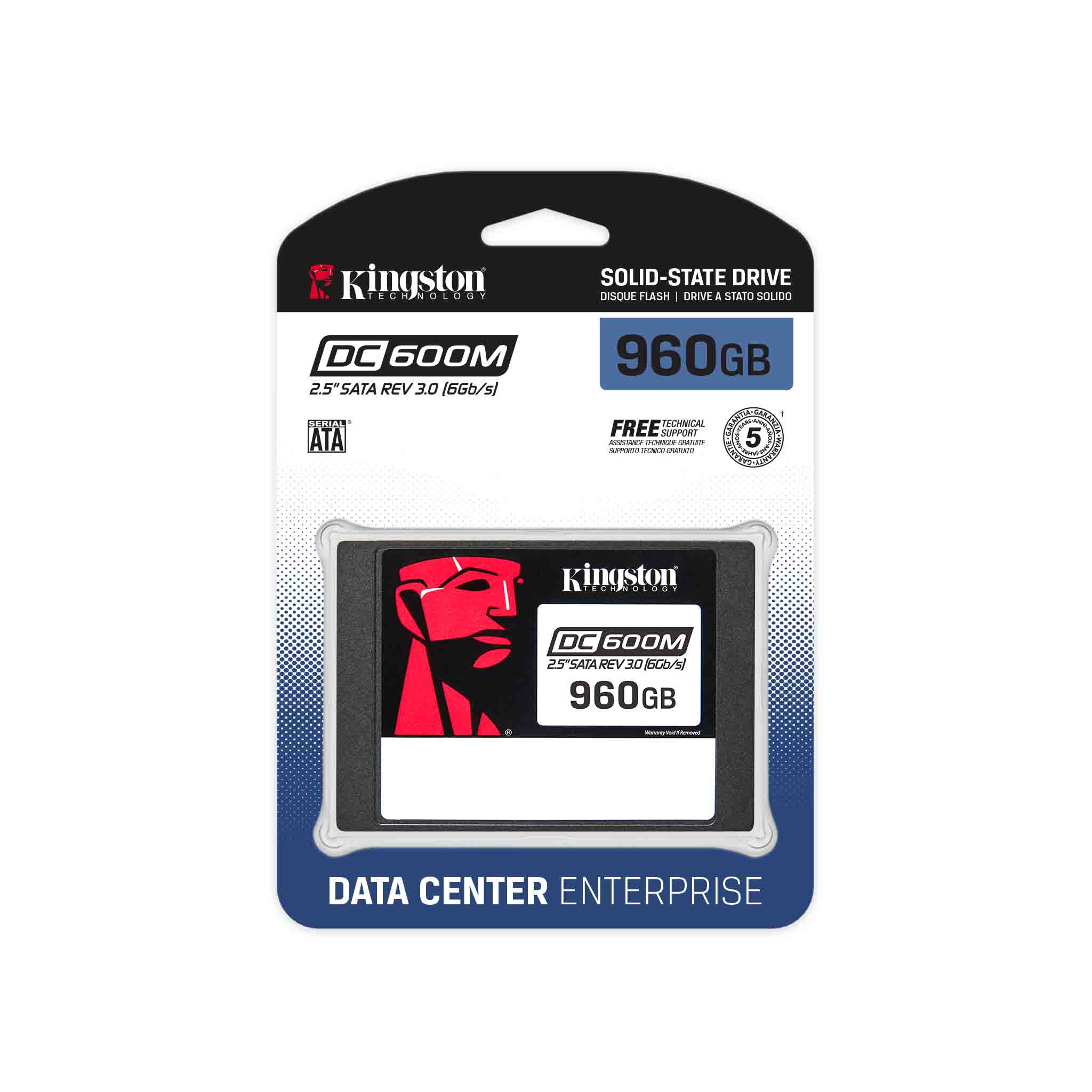 Kingston DC600M Enterprise 2.5″ SATA SSD – Data Center Solid State Drive