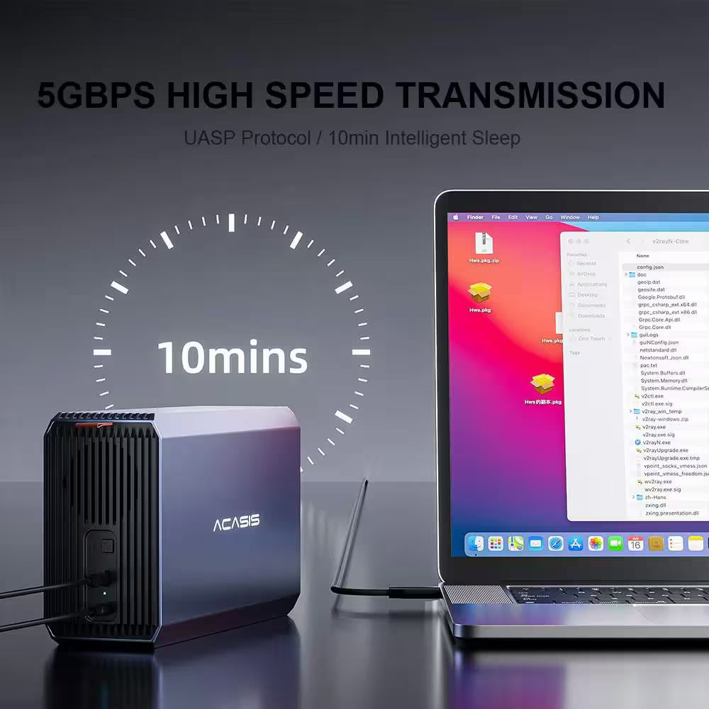 Acasis 2-Bay USB 3.0 RAID Enclosure for 2.5
