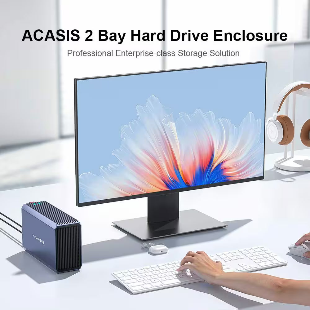 Acasis 2-Bay USB 3.0 RAID Enclosure for 2.5