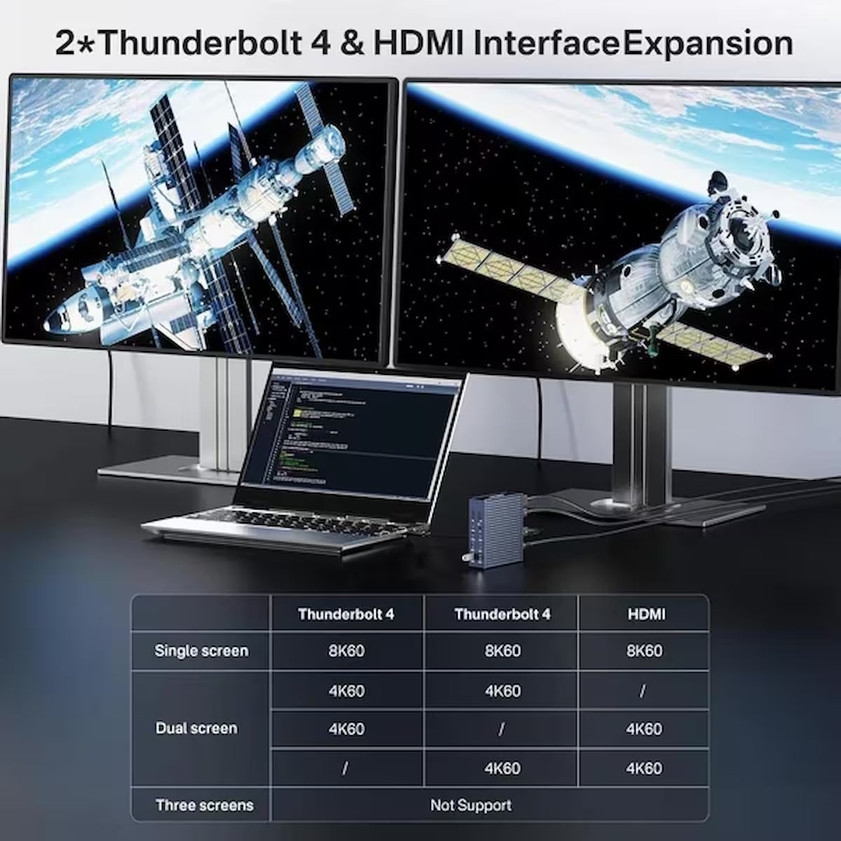 Acasis DS-9007 21-Port 40Gbps Thunderbolt 4 Docking Station