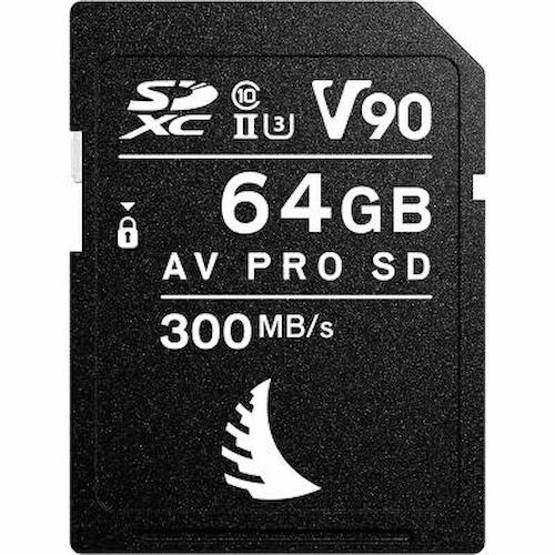 Angelbird V90 SD Card for 4K+ Video and High-Speed Photography - 64GB to 512GB