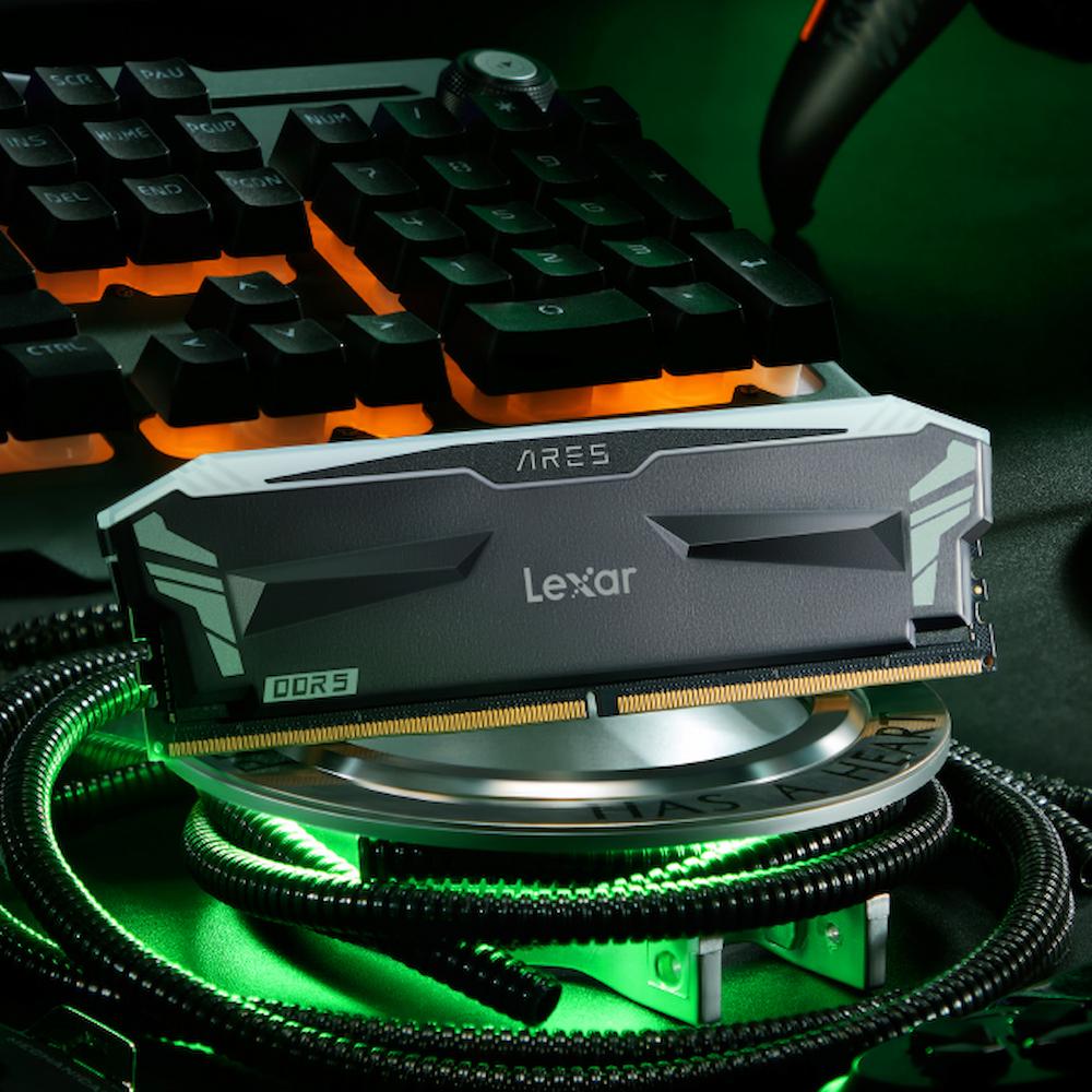 Lexar ARES RGB DDR5 32GB (2x16GB) 6000MHz CL34 Gaming RAM – XMP & EXPO