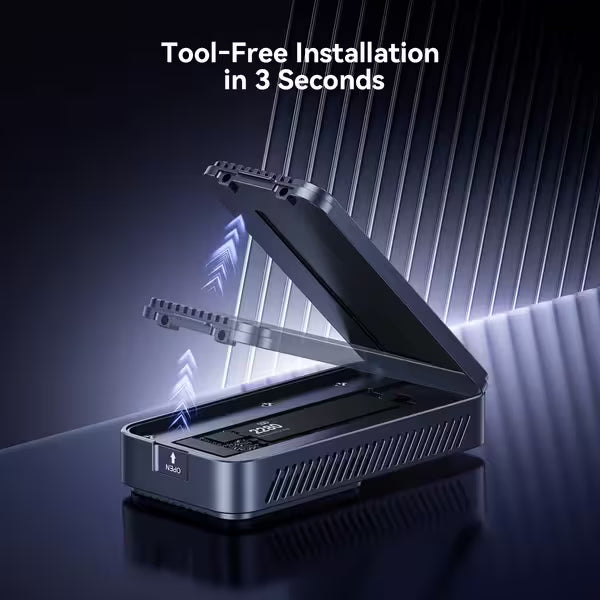 Acasis 80Gbps M.2 NVMe SSD Enclosure with Temp-Control Fan & PD Port (TB501 Max)