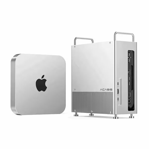 Acasis Mac mini M2/M1 Dock & Stand with two M.2 NVMe SSD slots Enclosure