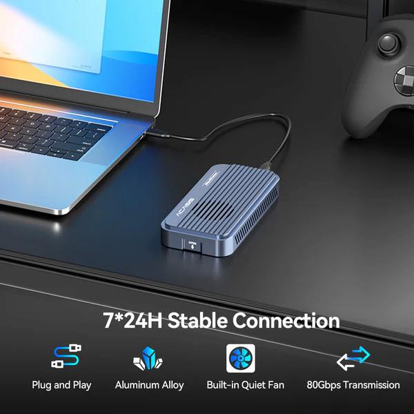 Acasis TB501Pro 80Gbps SSD Enclosure – Thunderbolt™ 5 Compatible, Intel JHL9480 Chip