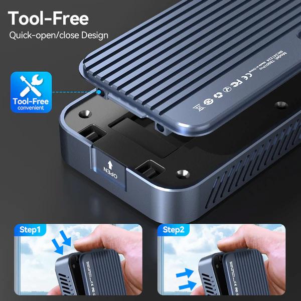 Acasis TB501Pro 80Gbps SSD Enclosure – Thunderbolt™ 5 Compatible, Intel JHL9480 Chip